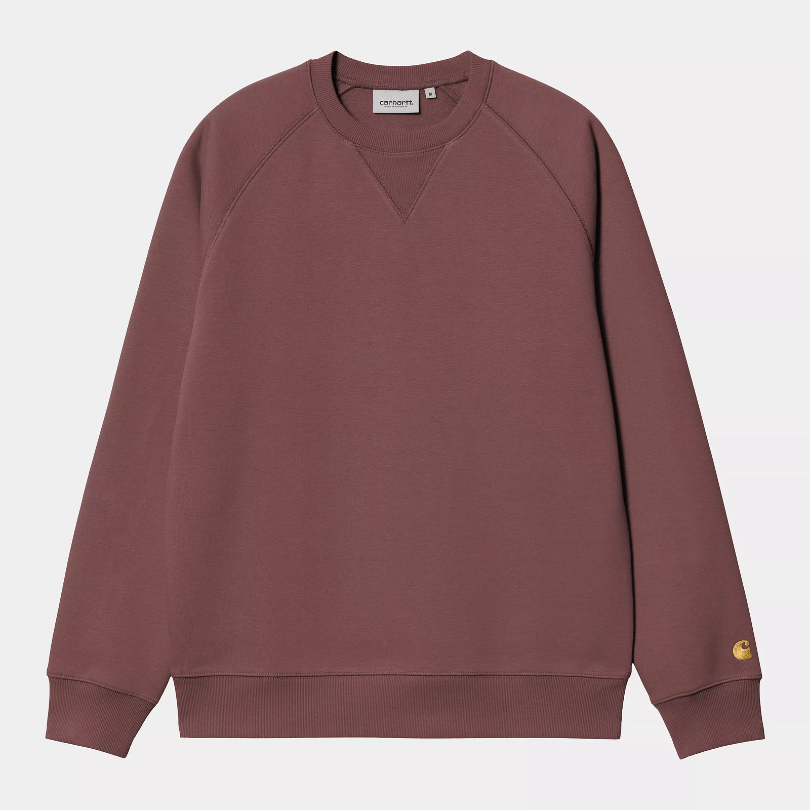 Carhartt WIP Chase Sweat - Dusky Pink / Gold