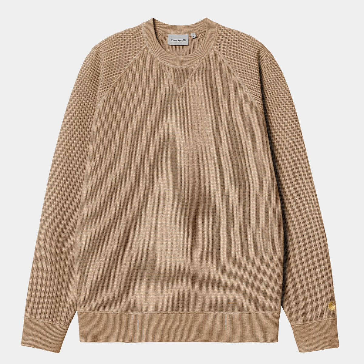 Carhartt WIP Chase Sweater - Dusty H Brown / Gold