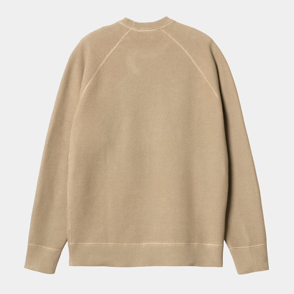 Buy the Carhartt WIP Chase Sweater - Sable / Gold | Jingo Clothing