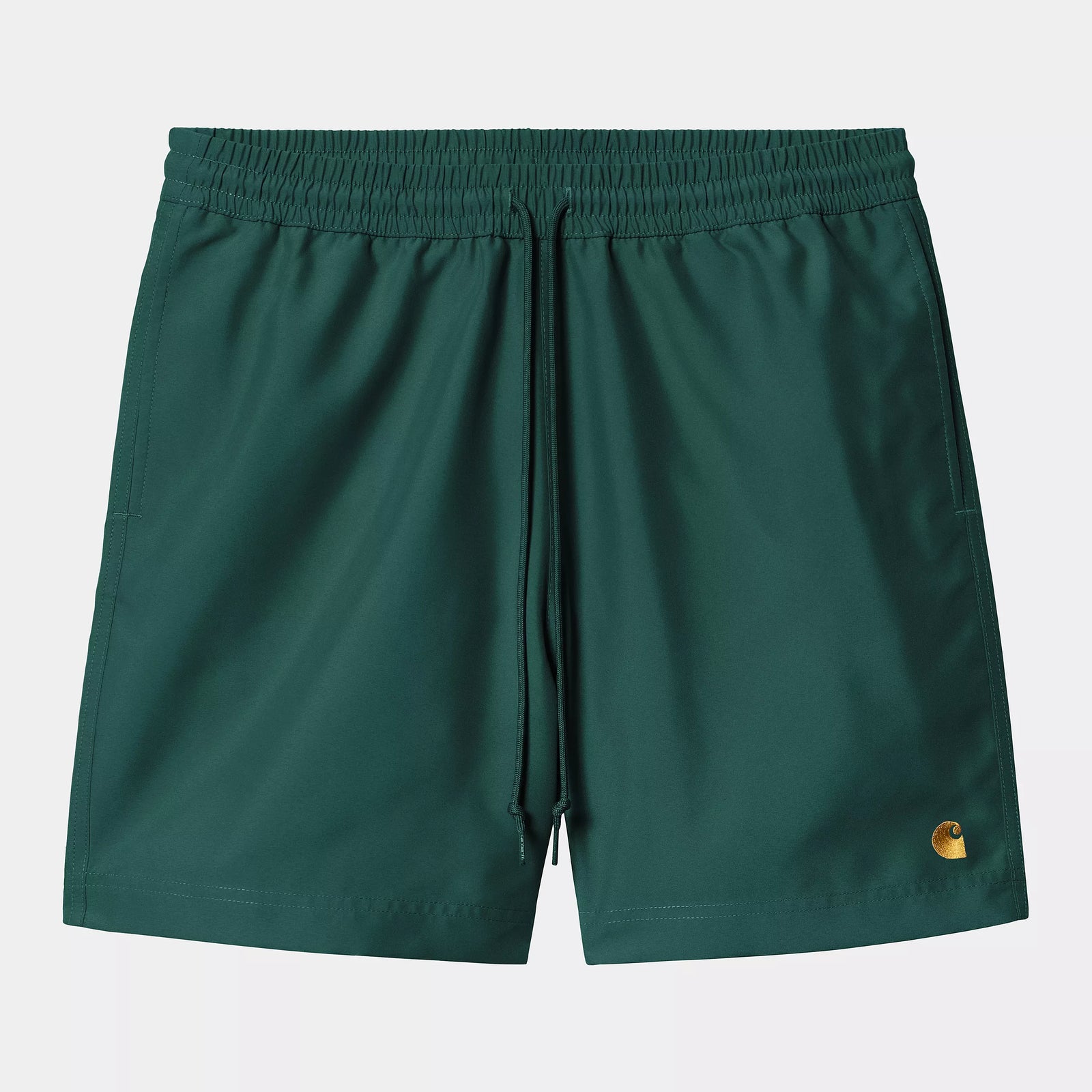 Carhartt WIP Chase Swim Trunks - Dark Fir / Gold
