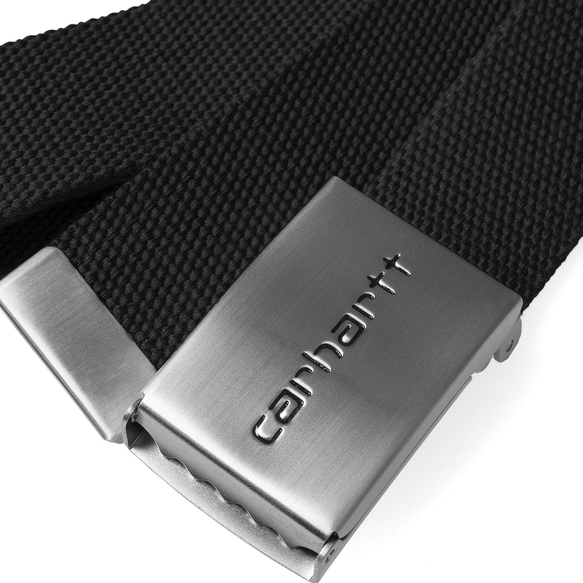 Carhartt WIP Clip Belt Chrome - Black