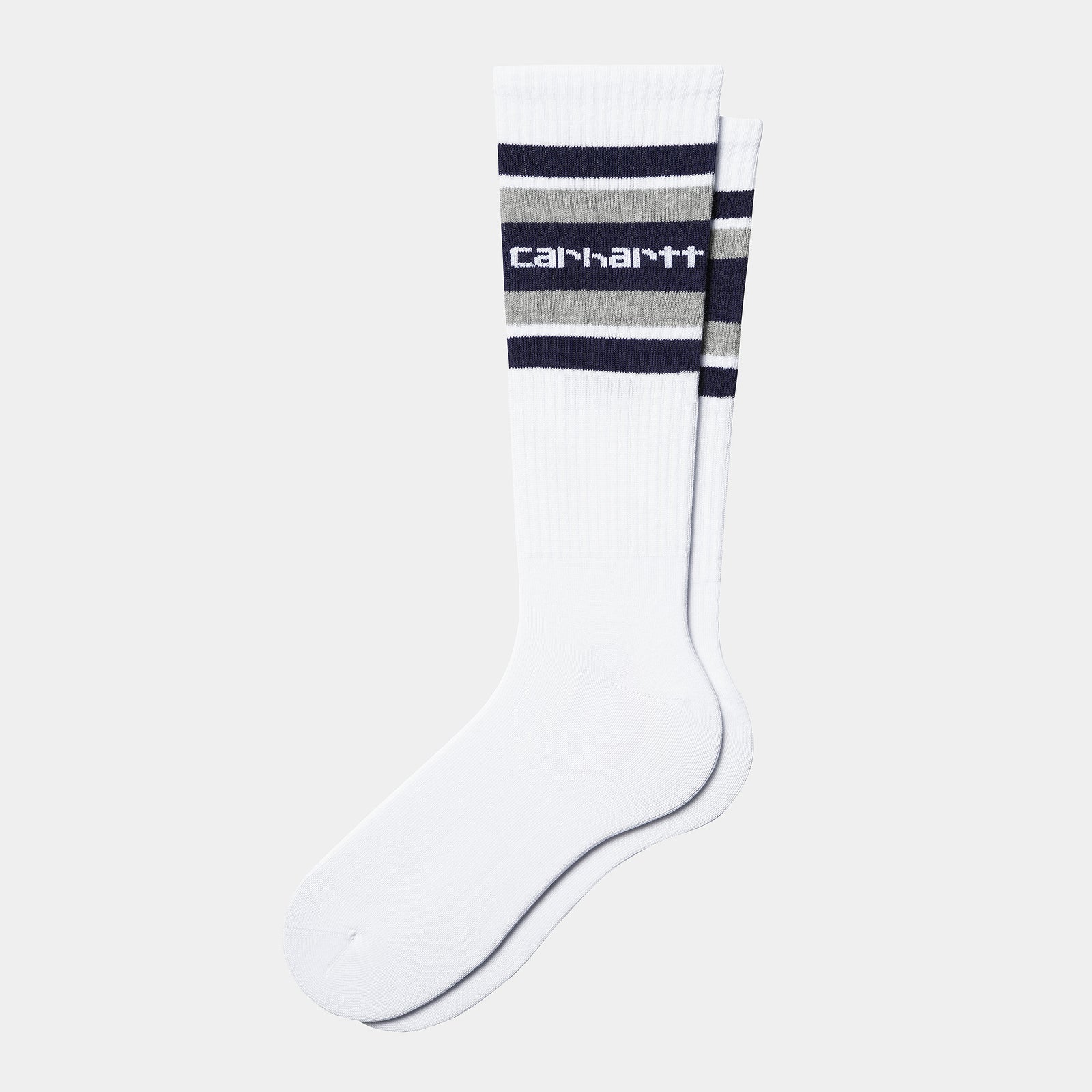 Carhartt WIP Connors Socks - White / Aura / Grey Heather