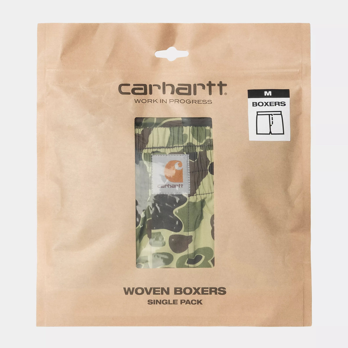 Carhartt WIP Cotton Boxers - Camo Duck