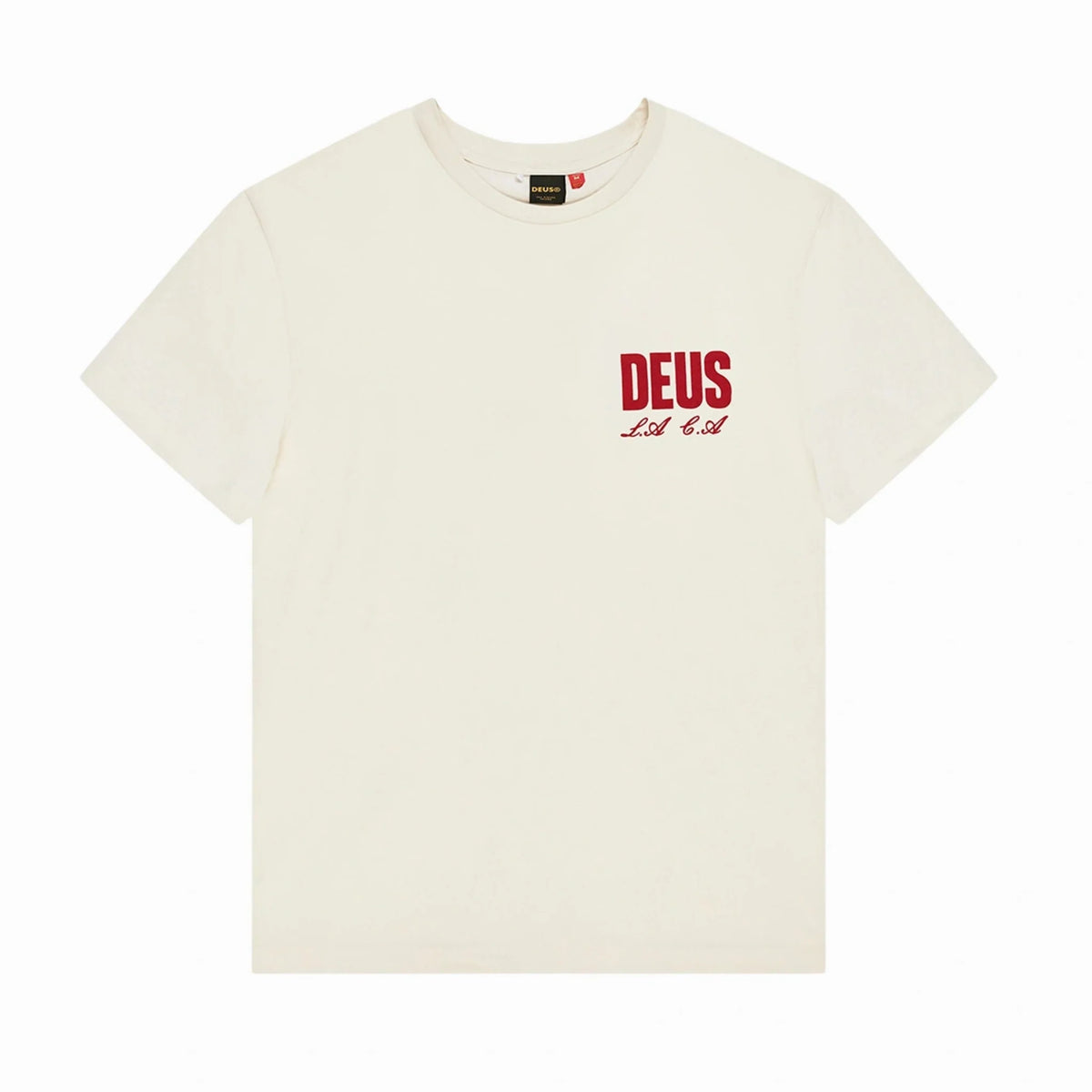 Deus Cutaway T-Shirt - Vintage White