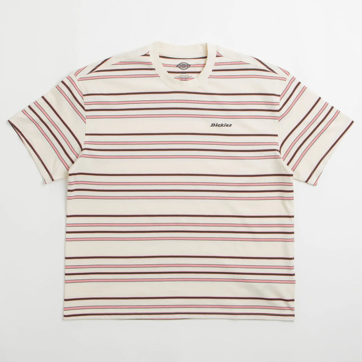 Dickies East Liberty Stripe T-Shirt - Egret