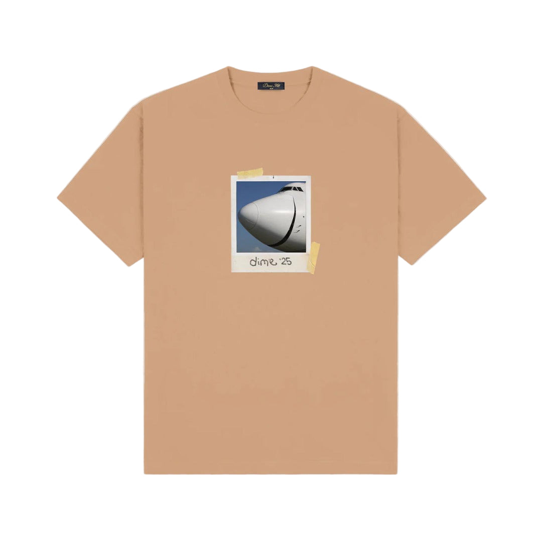 Dime Plane T-Shirt - Hazelnut