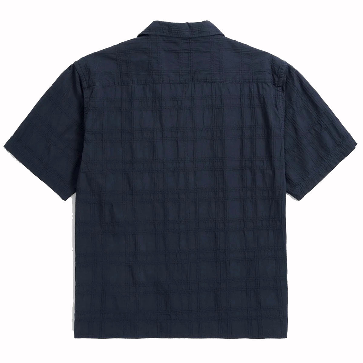 Norse Projects Carsten Dobby Check Shirt - Dark Navy