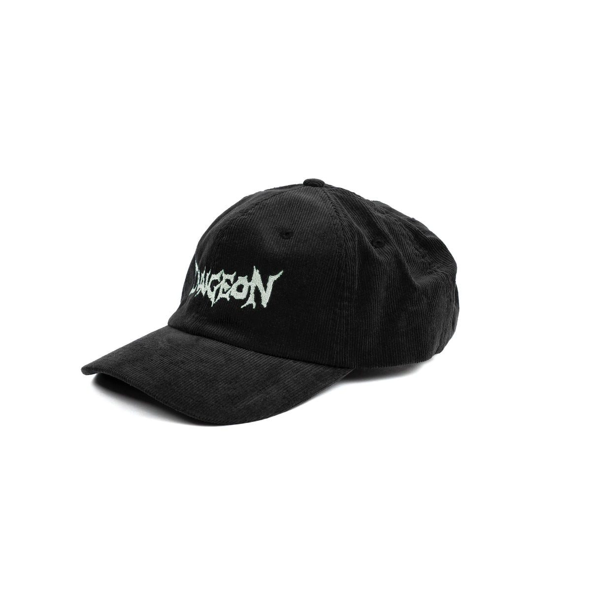 Dungeon Cord Embroidered Cap - Black / White