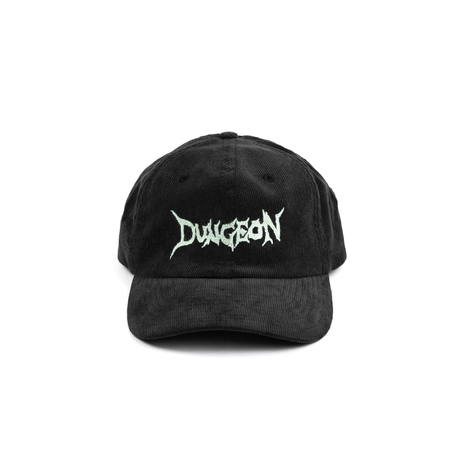 Dungeon Cord Embroidered Cap - Black / White