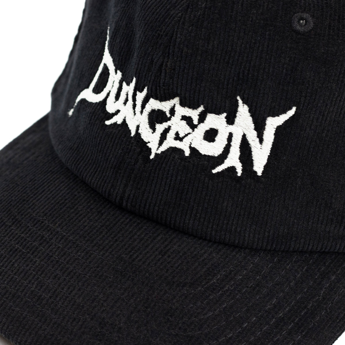 Dungeon Cord Embroidered Cap - Black / White