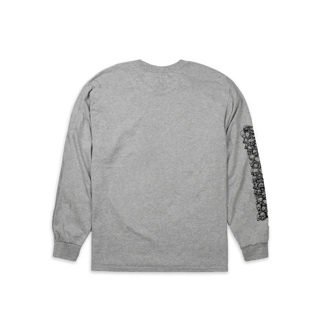 Dungeon Tyranny LS T-Shirt - Grey Marl
