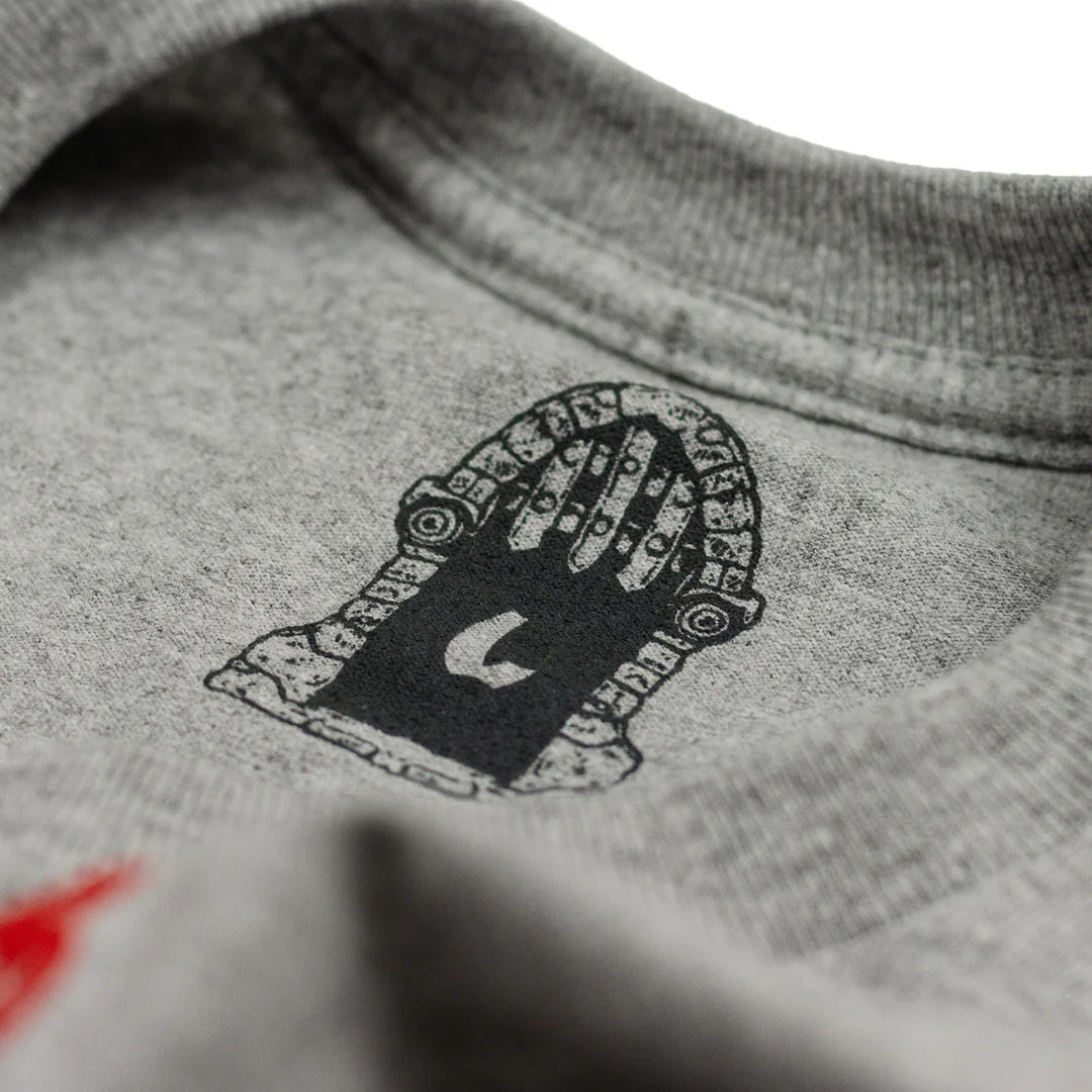 Dungeon Tyranny LS T-Shirt - Grey Marl