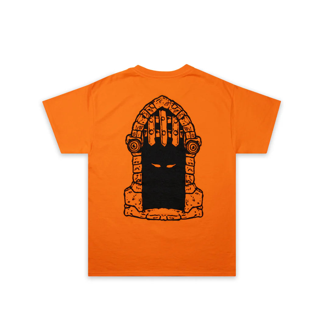 Dungeon Portcullis T-Shirt - Orange