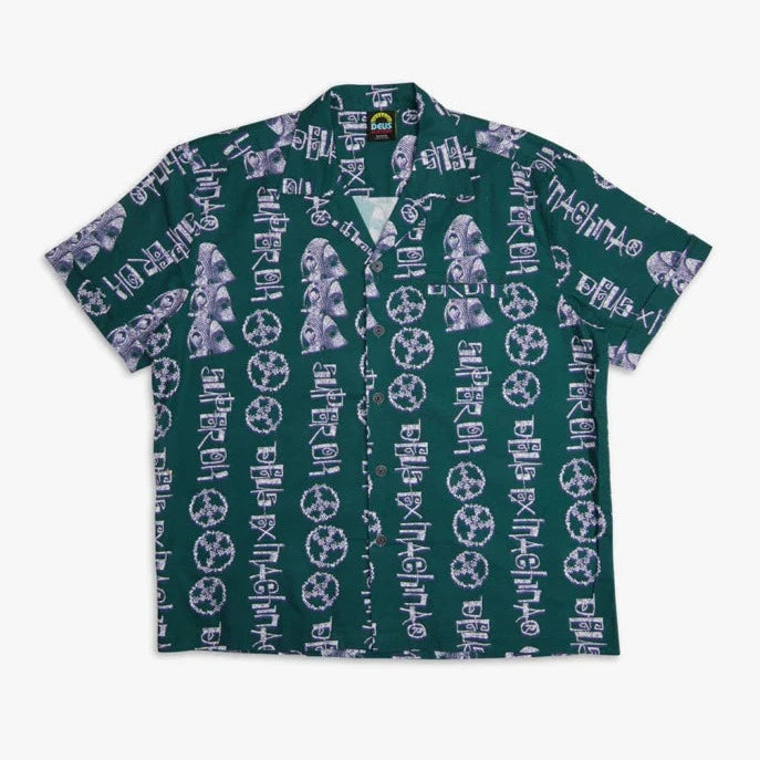 Deus Effigy Shirt - Deep Green