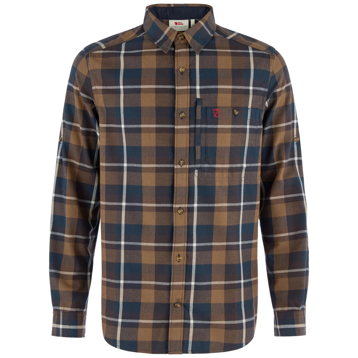 Fjallraven Fjallglim Shirt - Wood Brown / Black Oak