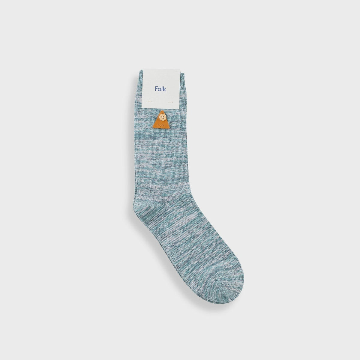 Folk Melange Sock - Grey Oxide Mix