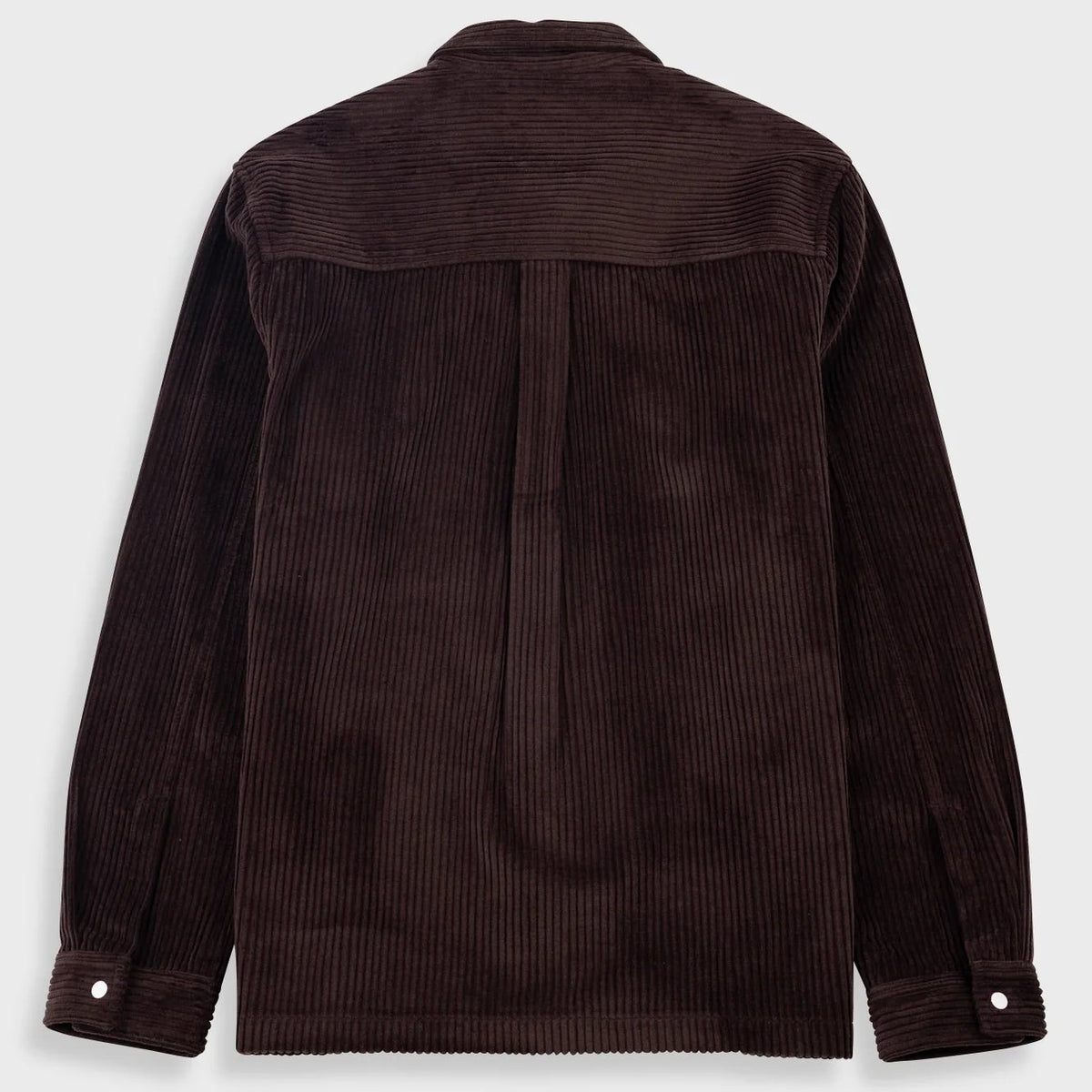 Folk Patch Overshirt - Espresso Chunky Cord