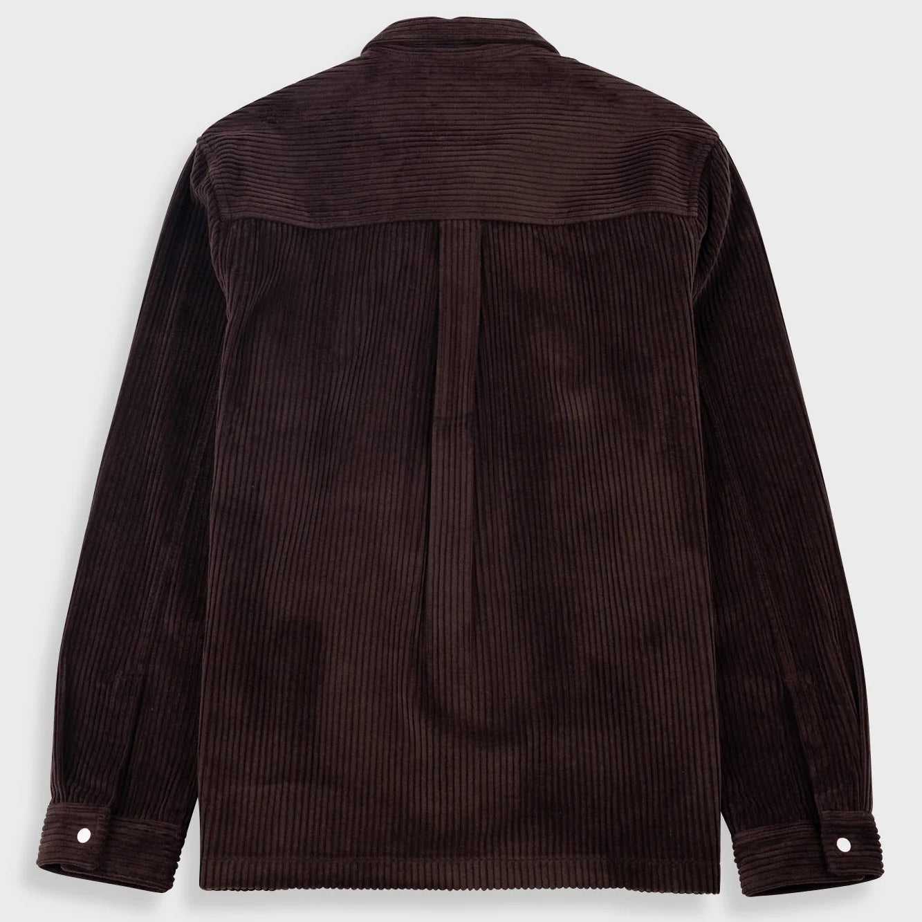 Folk Patch Overshirt - Espresso Chunky Cord