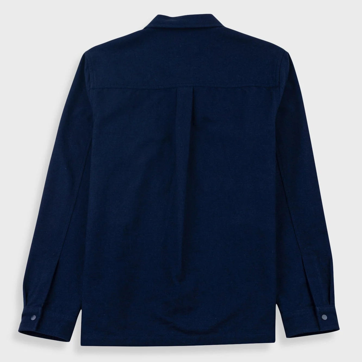 Folk Patch Overshirt - Navy Moleskin