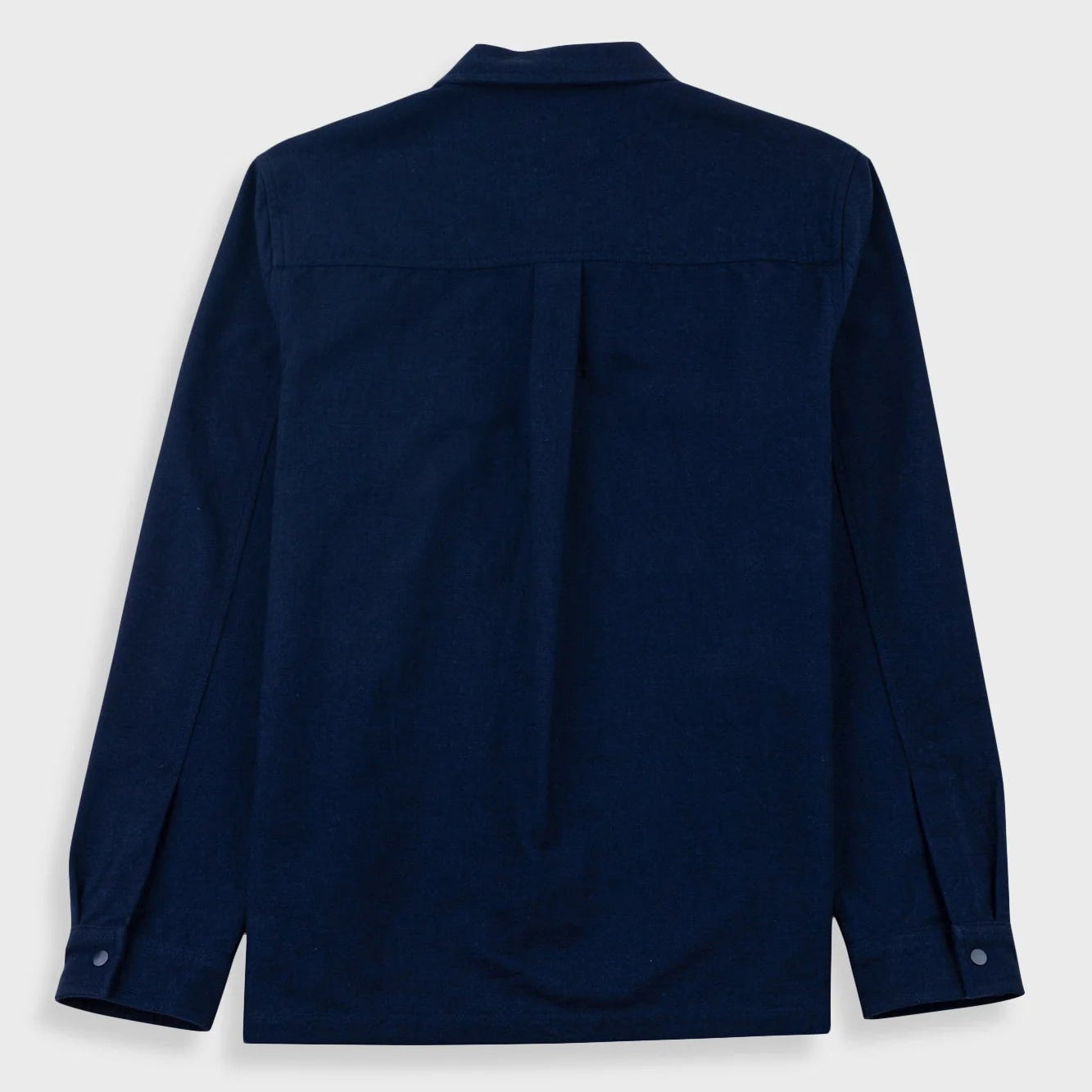 Folk Patch Overshirt - Navy Moleskin