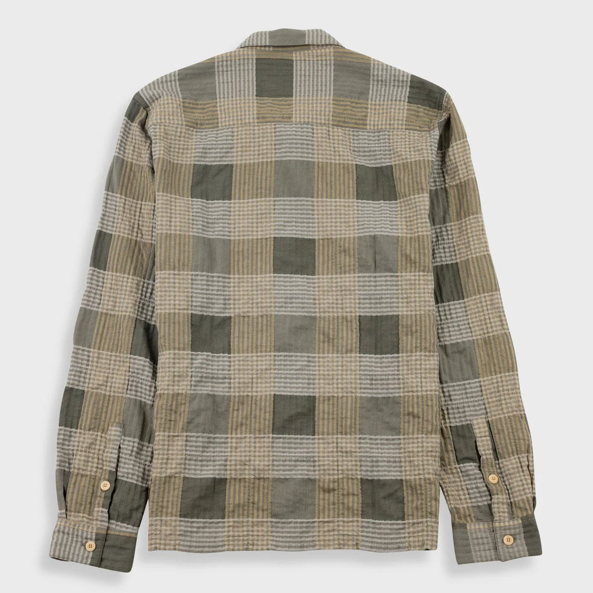 Folk Patch Shirt - Sage