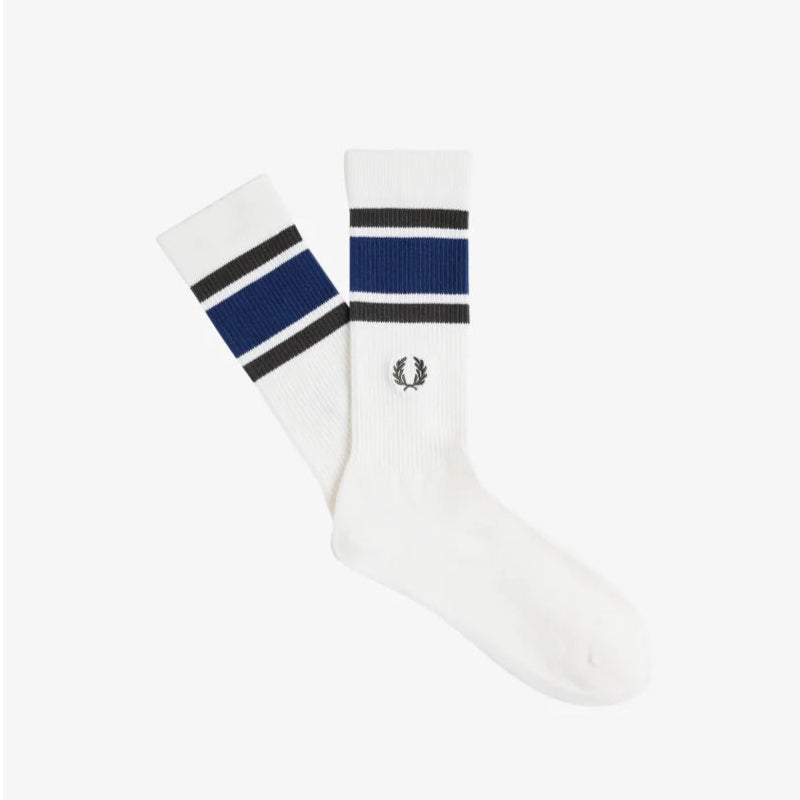 Fred Perry Tennis Tipped Sock - Snow White