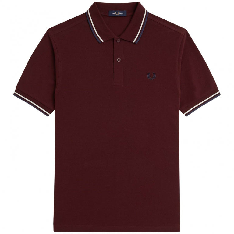 Fred Perry M3600 Polo - Oxblood / Ecru