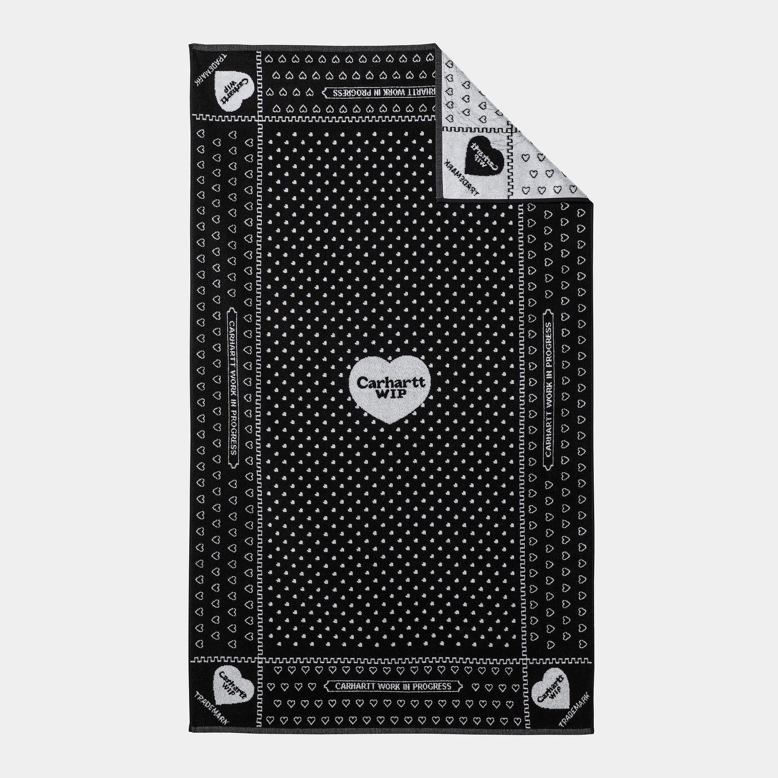 Carhartt WIP Heart Bandana Towel - Black