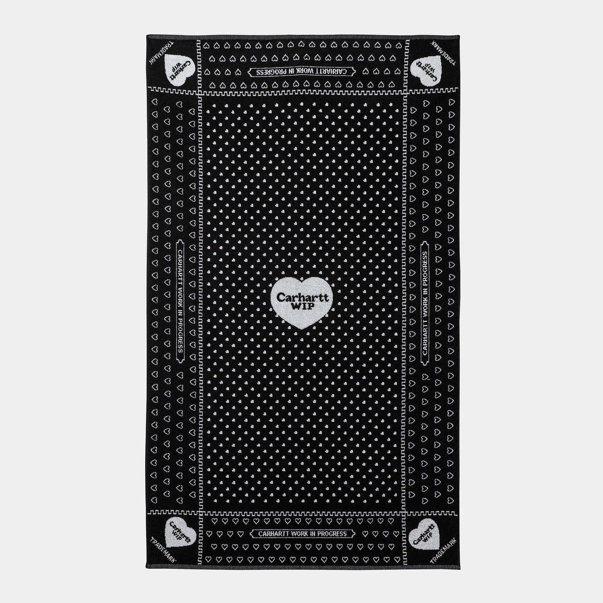 Carhartt WIP Heart Bandana Towel - Black
