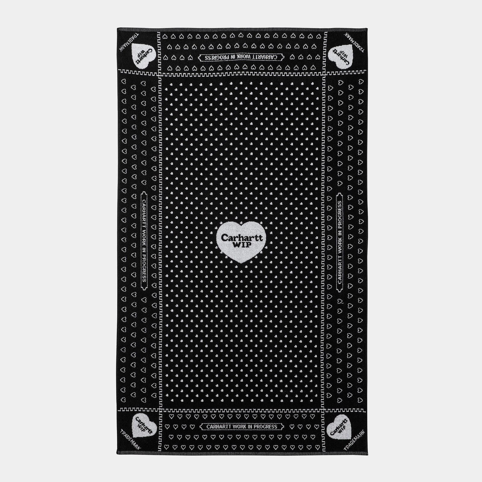 Carhartt WIP Heart Bandana Towel - Black