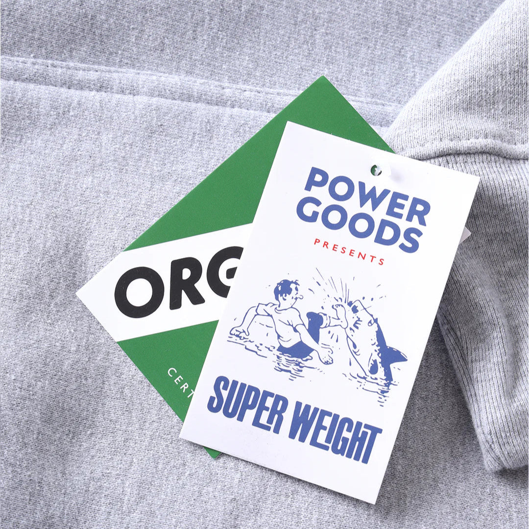 Power Goods Super Weight Hoodie - Heather Grey