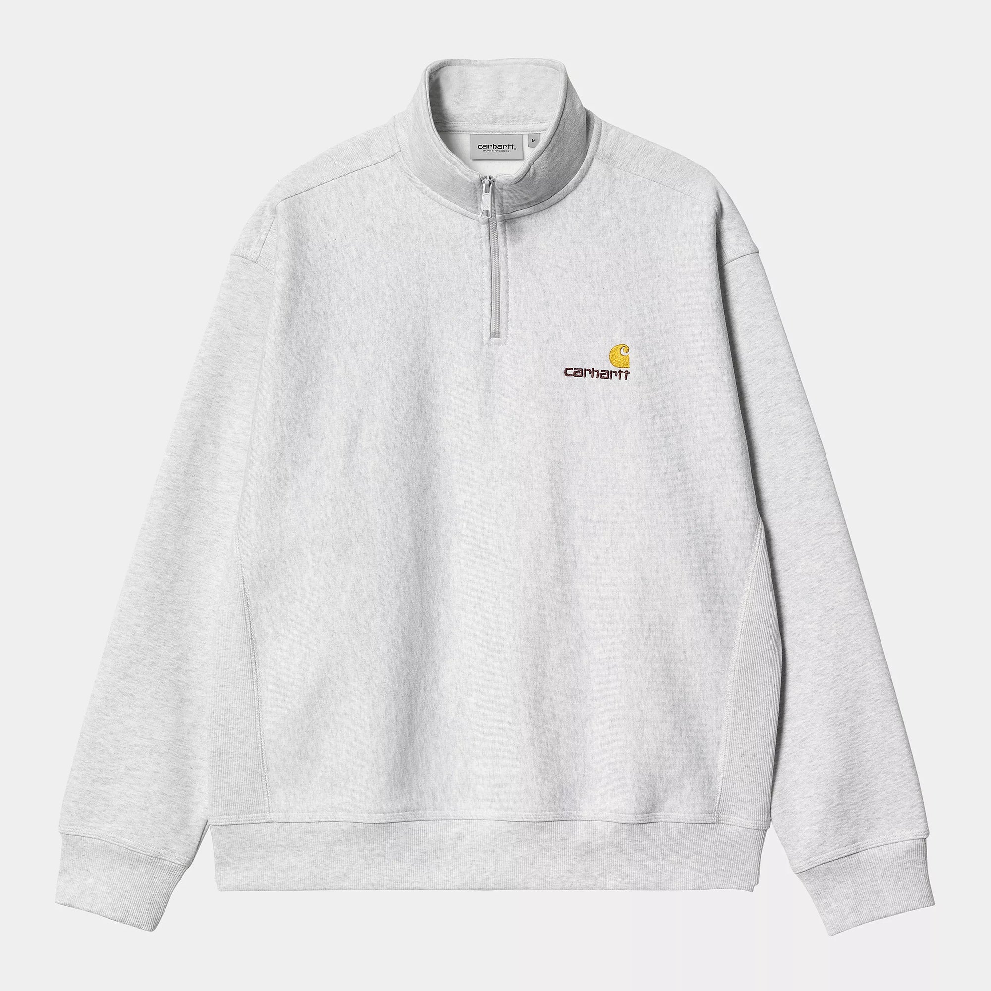 Carhartt WIP 1/2 Zip American Sweat - Ash Heather