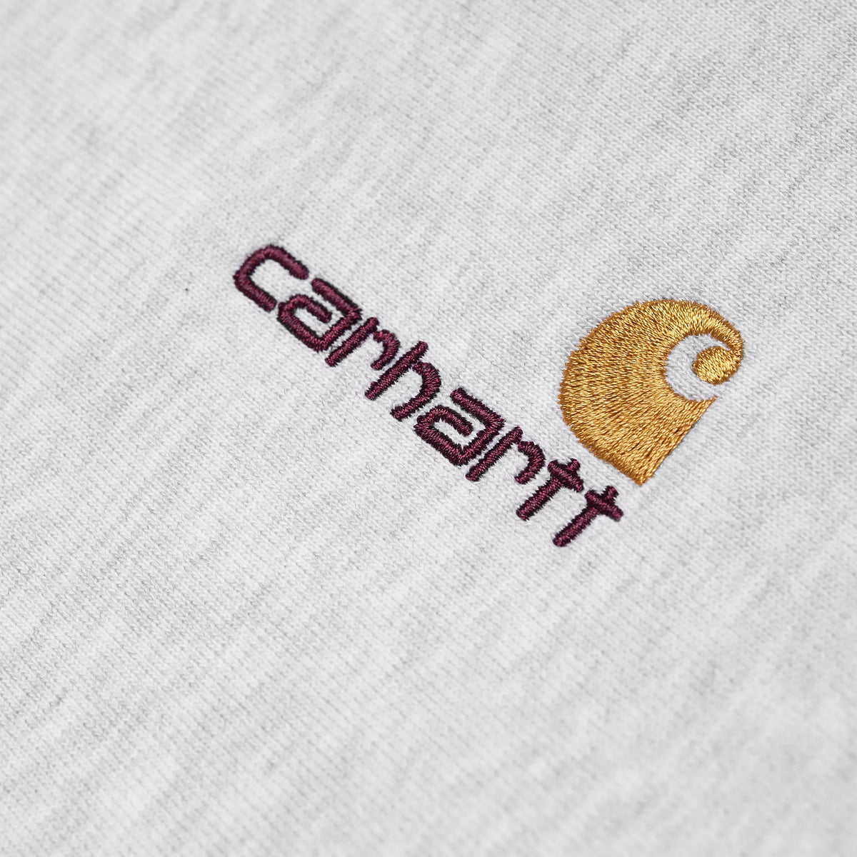 Carhartt WIP 1/2 Zip American Sweat - Ash Heather