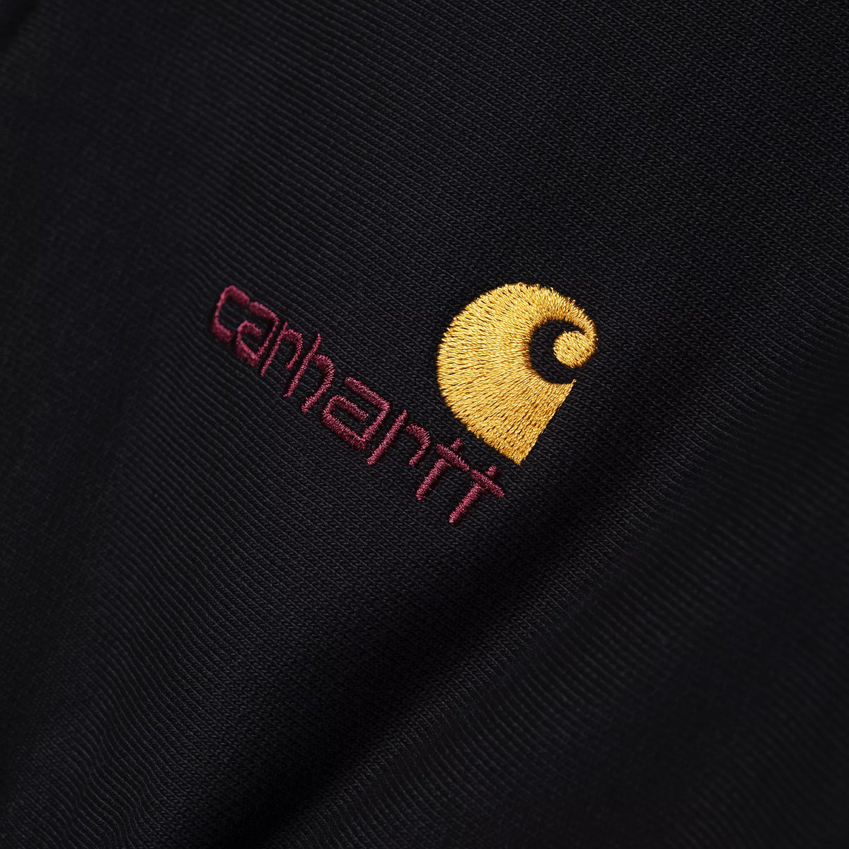 Carhartt WIP 1/2 Zip American Sweat - Black