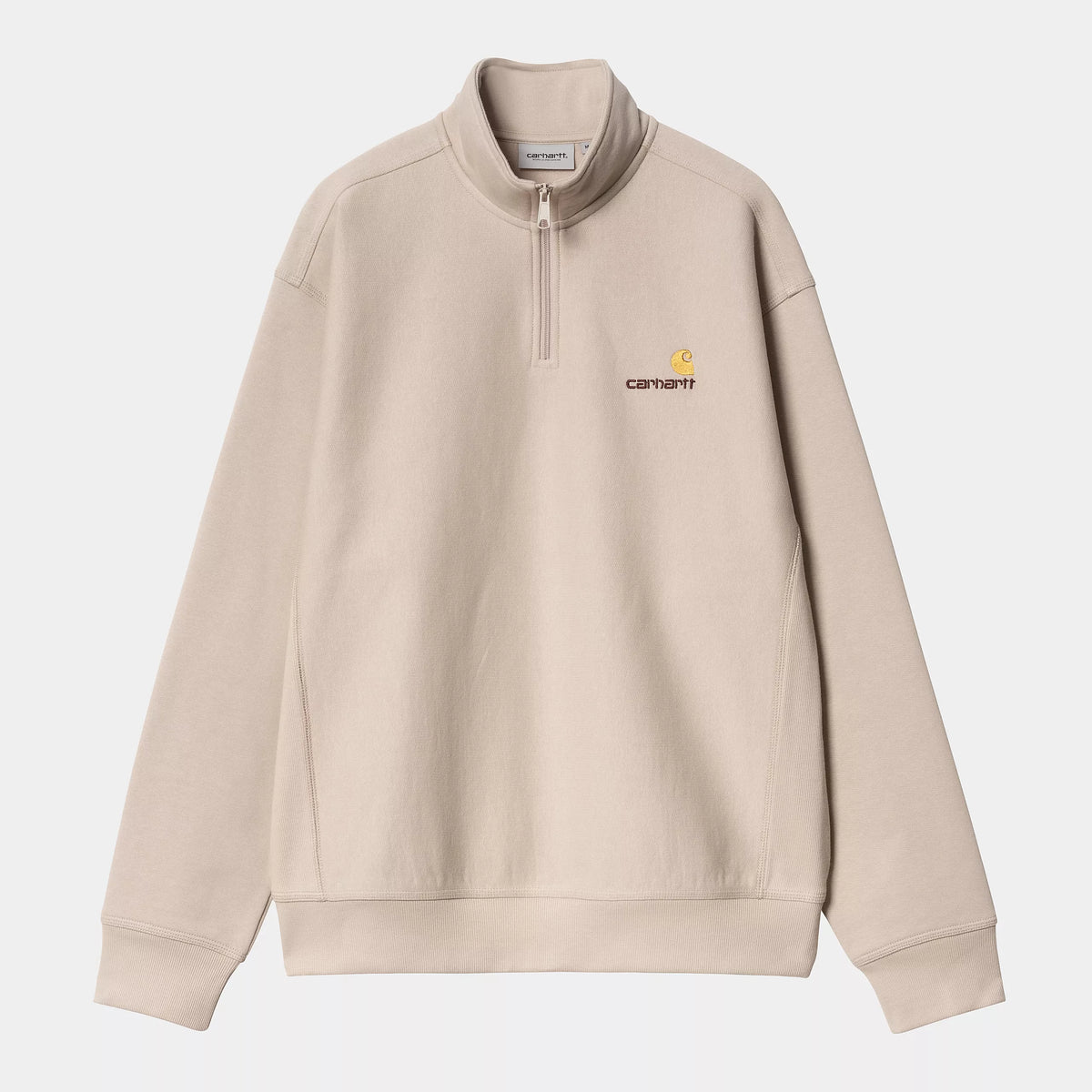 Carhartt WIP 1/2 Zip American Sweat - Fleur De Sel