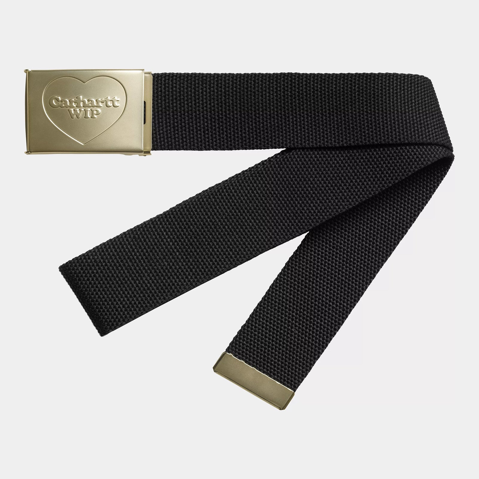 Carhartt WIP Heart Clip Belt - Black / Gold