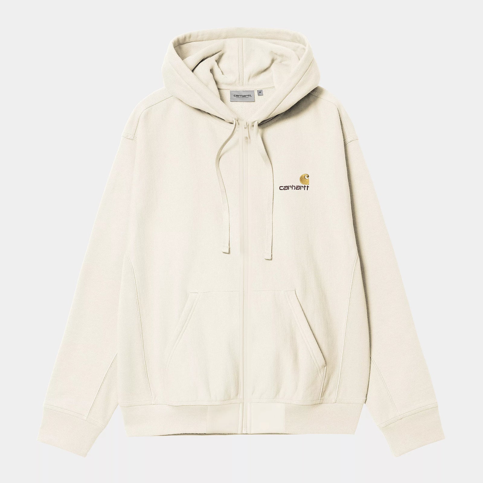 Carhartt WIP Hooded American Script Jacket - Natural