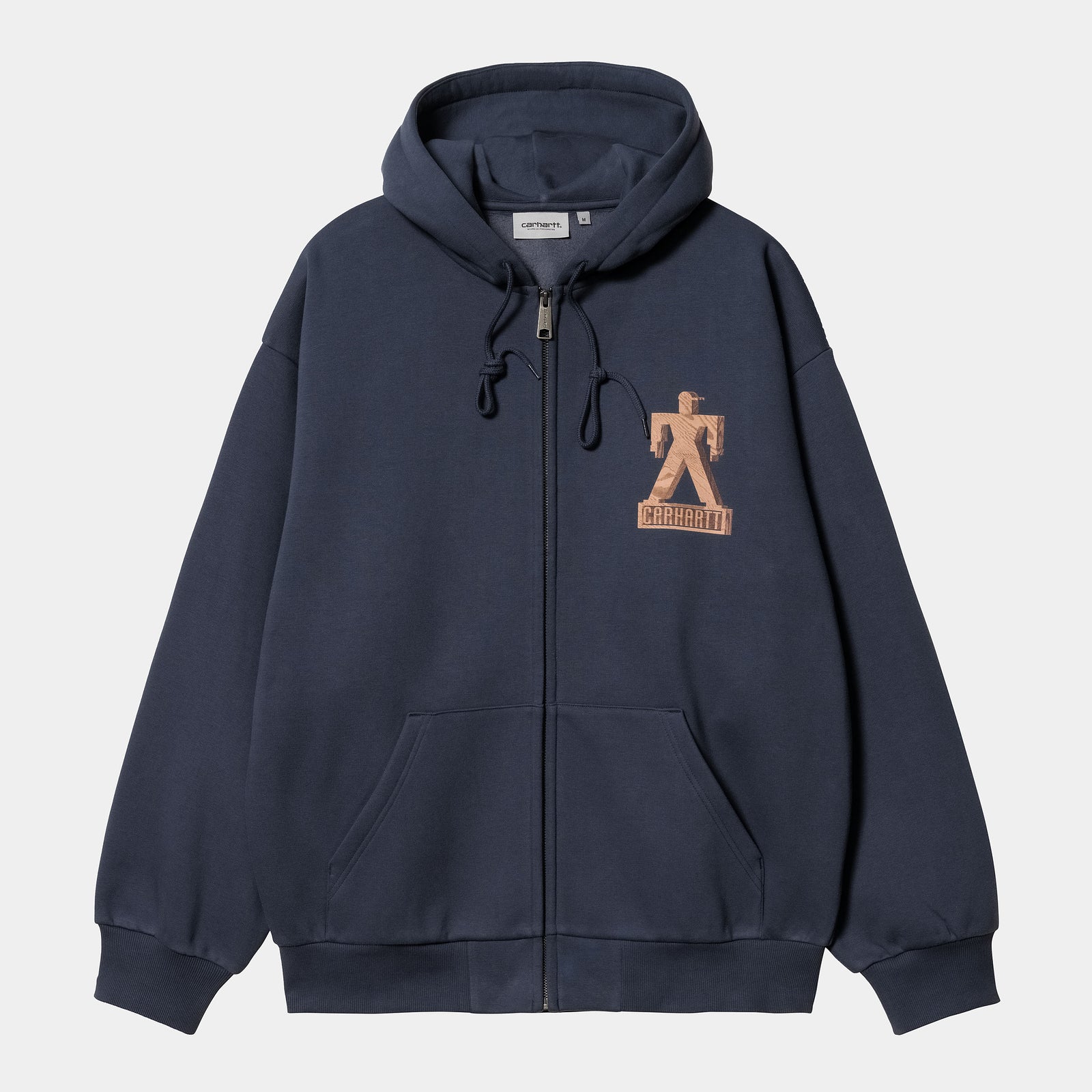 Carhartt WIP Hooded Built Sweat Jacket - Blue