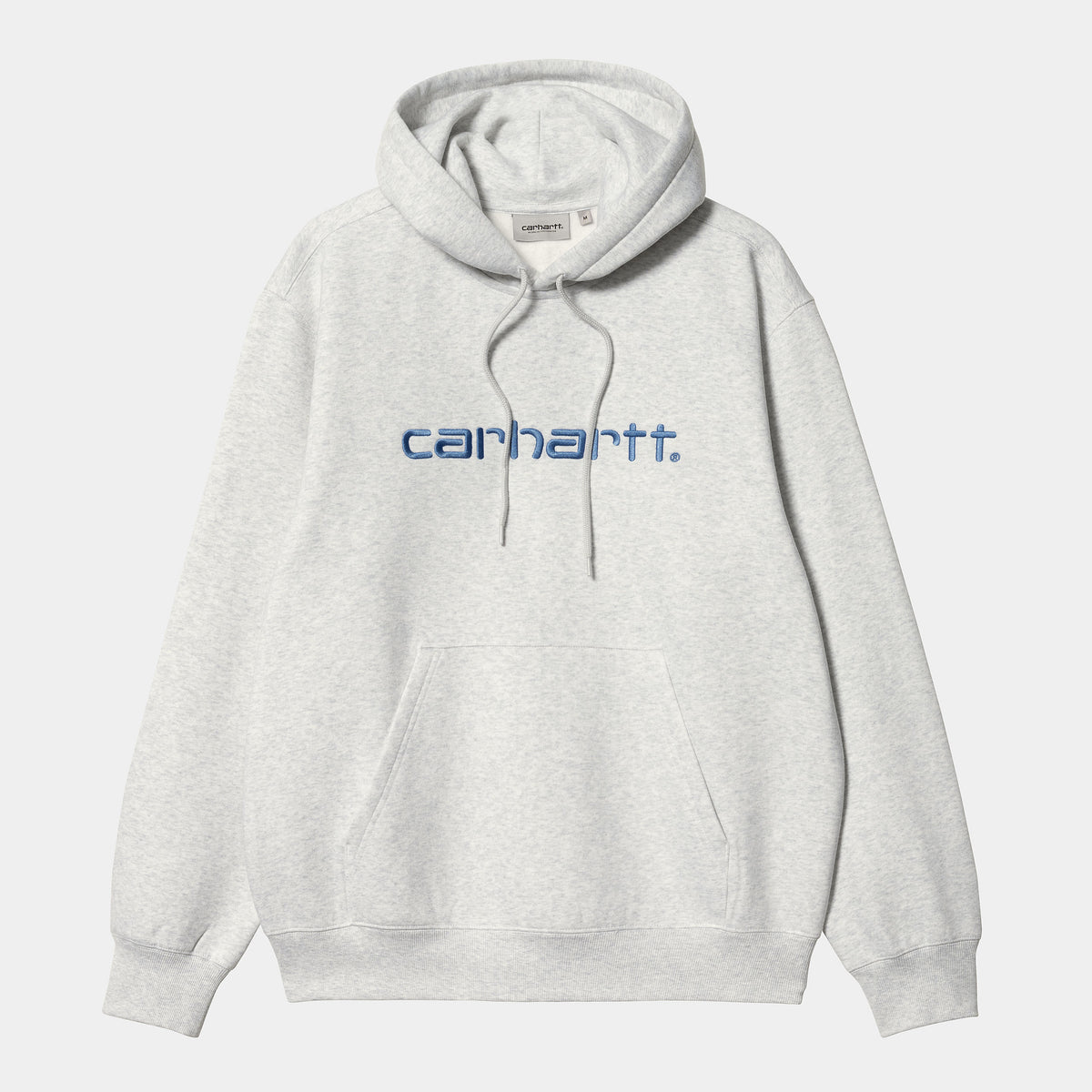 Carhartt WIP Hooded Carhartt Sweat - Ash Heather / Liberty