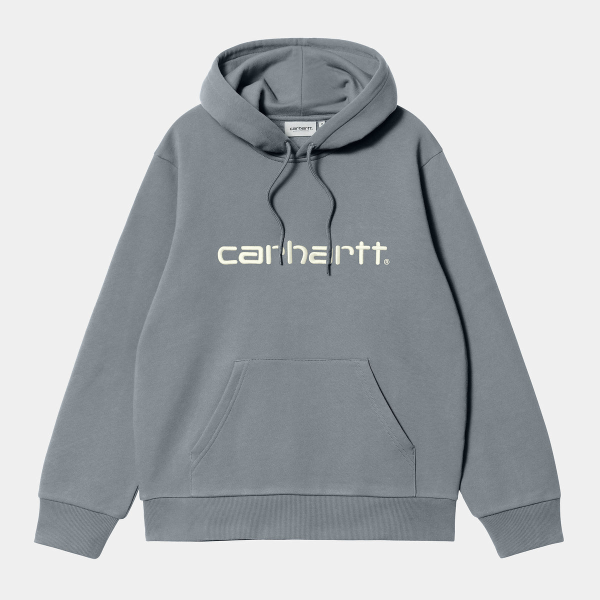 Carhartt WIP Hooded Carhartt Sweat - Dove Grey / Wax
