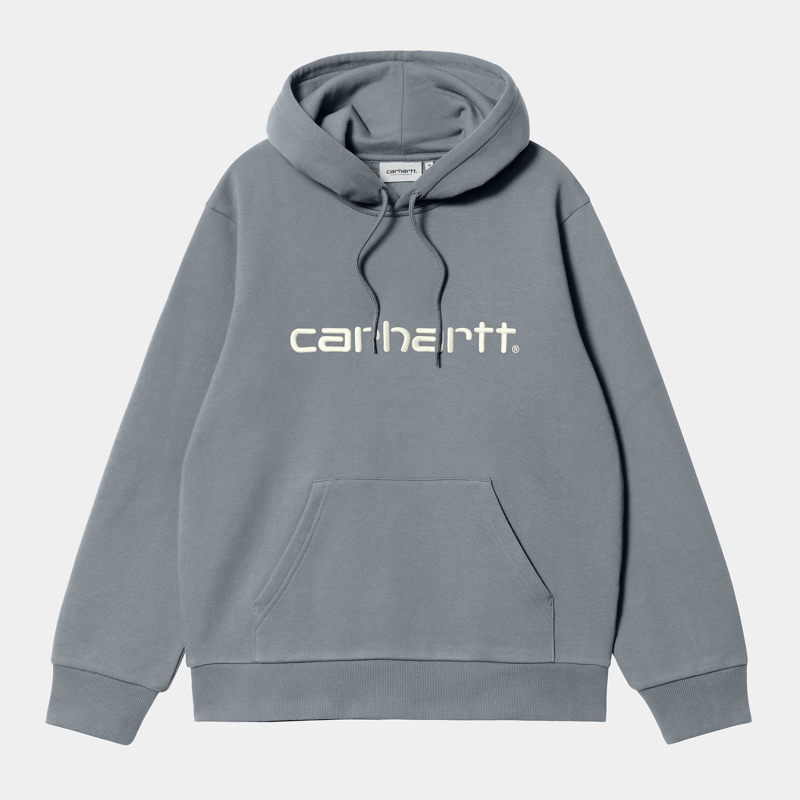 Carhartt WIP Hooded Carhartt Sweat - Dove Grey / Wax