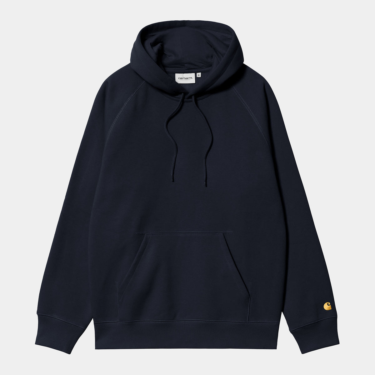 Carhartt WIP Hooded Chase Sweat - Dark Navy / Gold