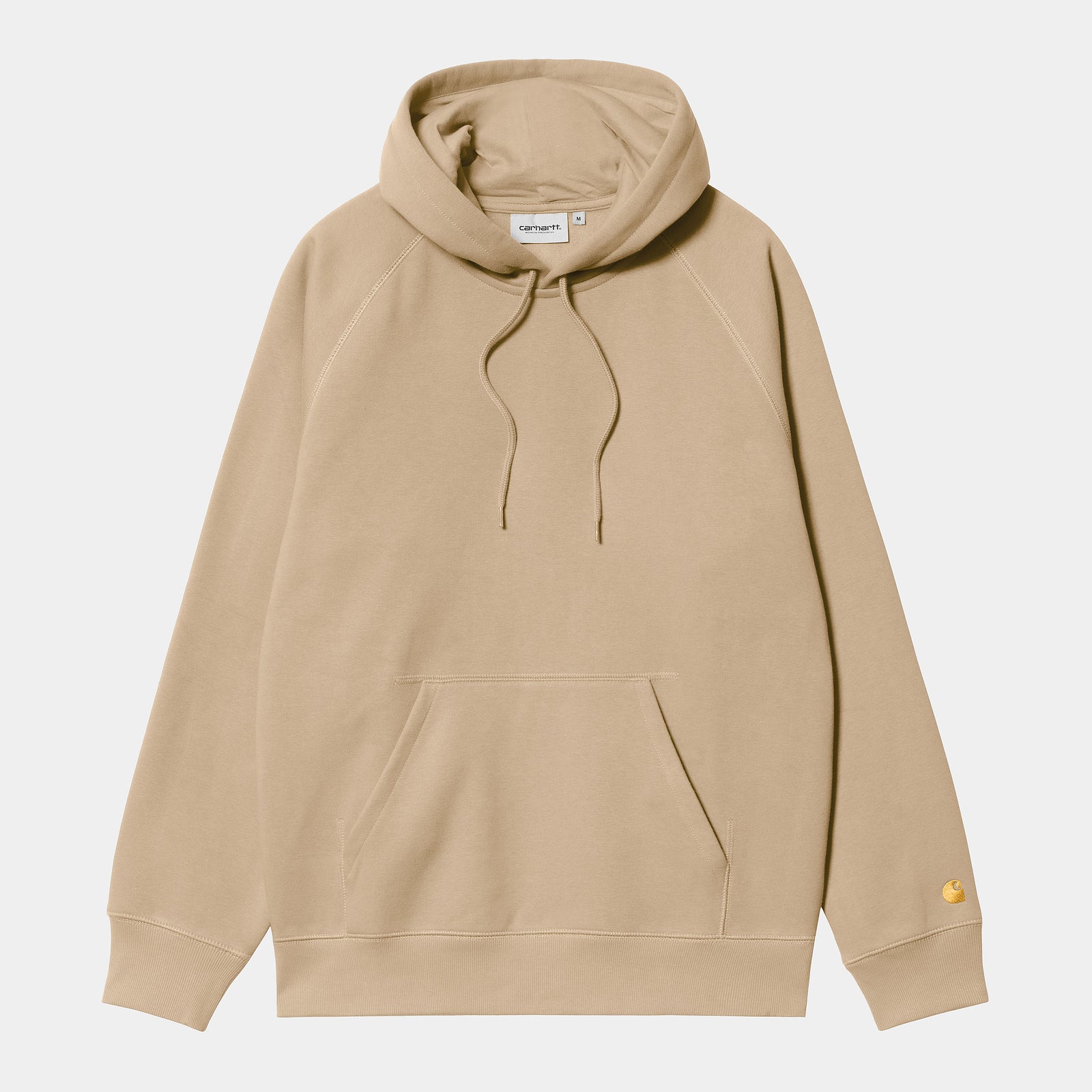 Carhartt WIP Hooded Chase Sweat - Sable / Gold