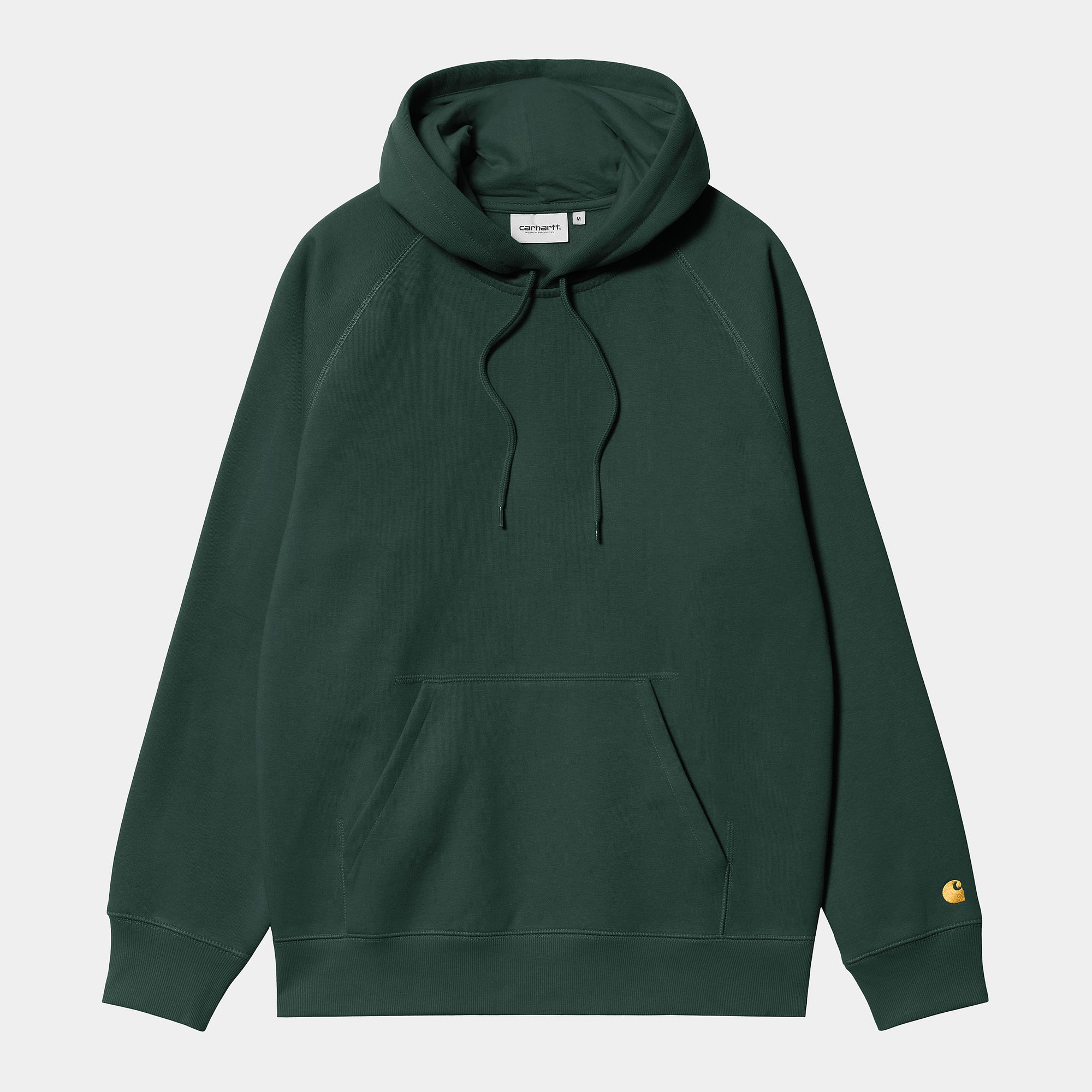 Carhartt WIP Hooded Chase Sweat - Discovery / Gold