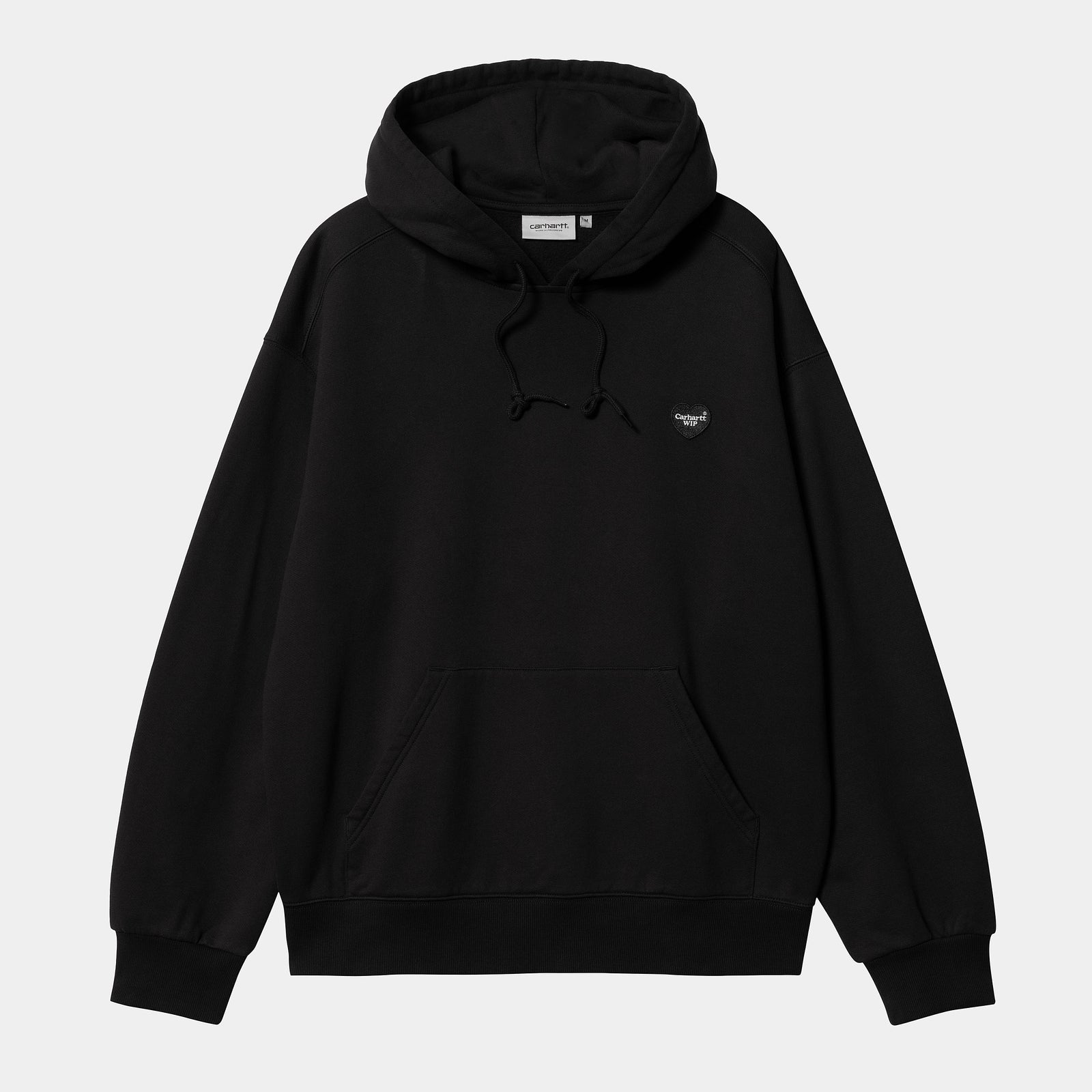 Carhartt WIP Hooded Heart Patch Sweat - Black