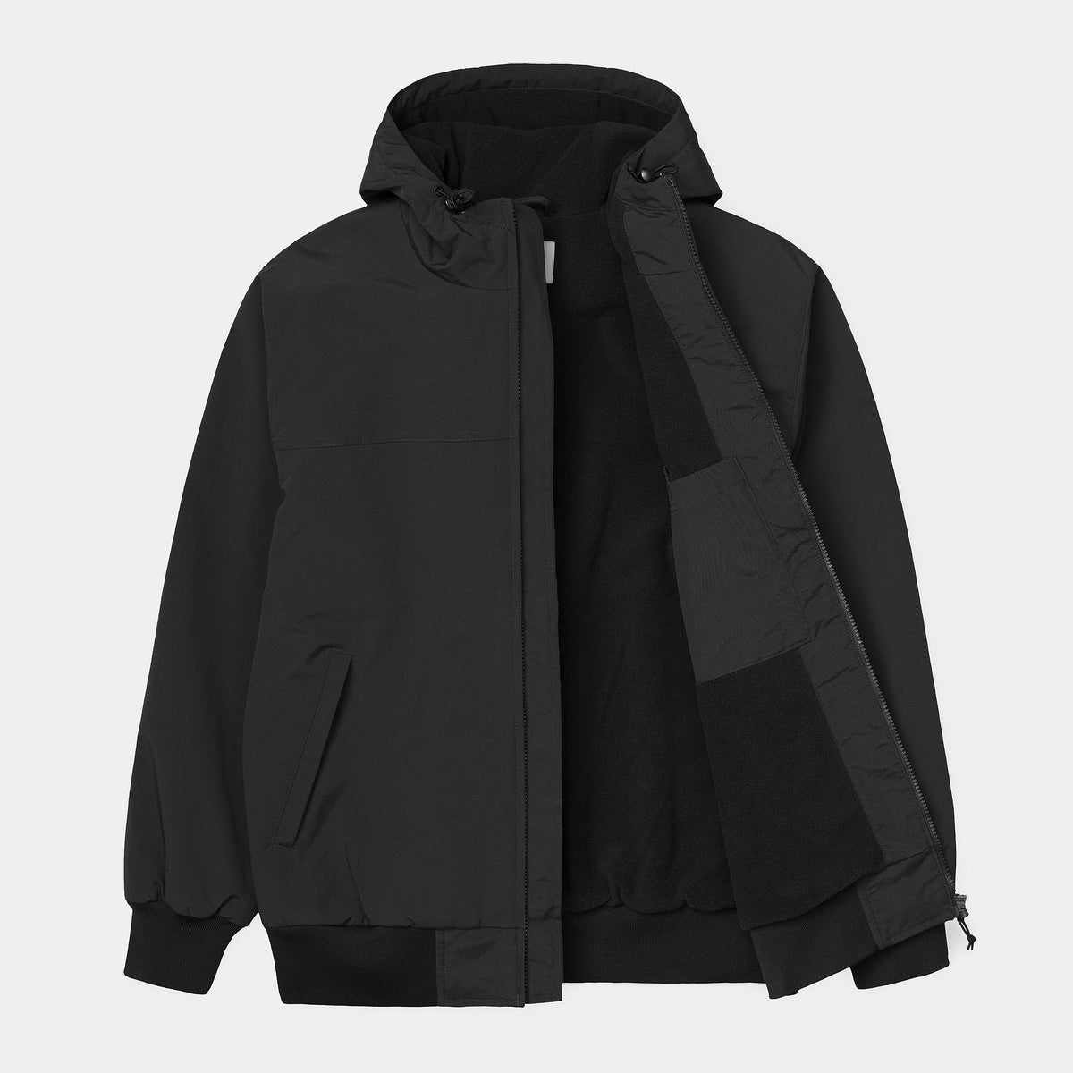 Carhartt WIP Hooded Sail Jacket - Black / White