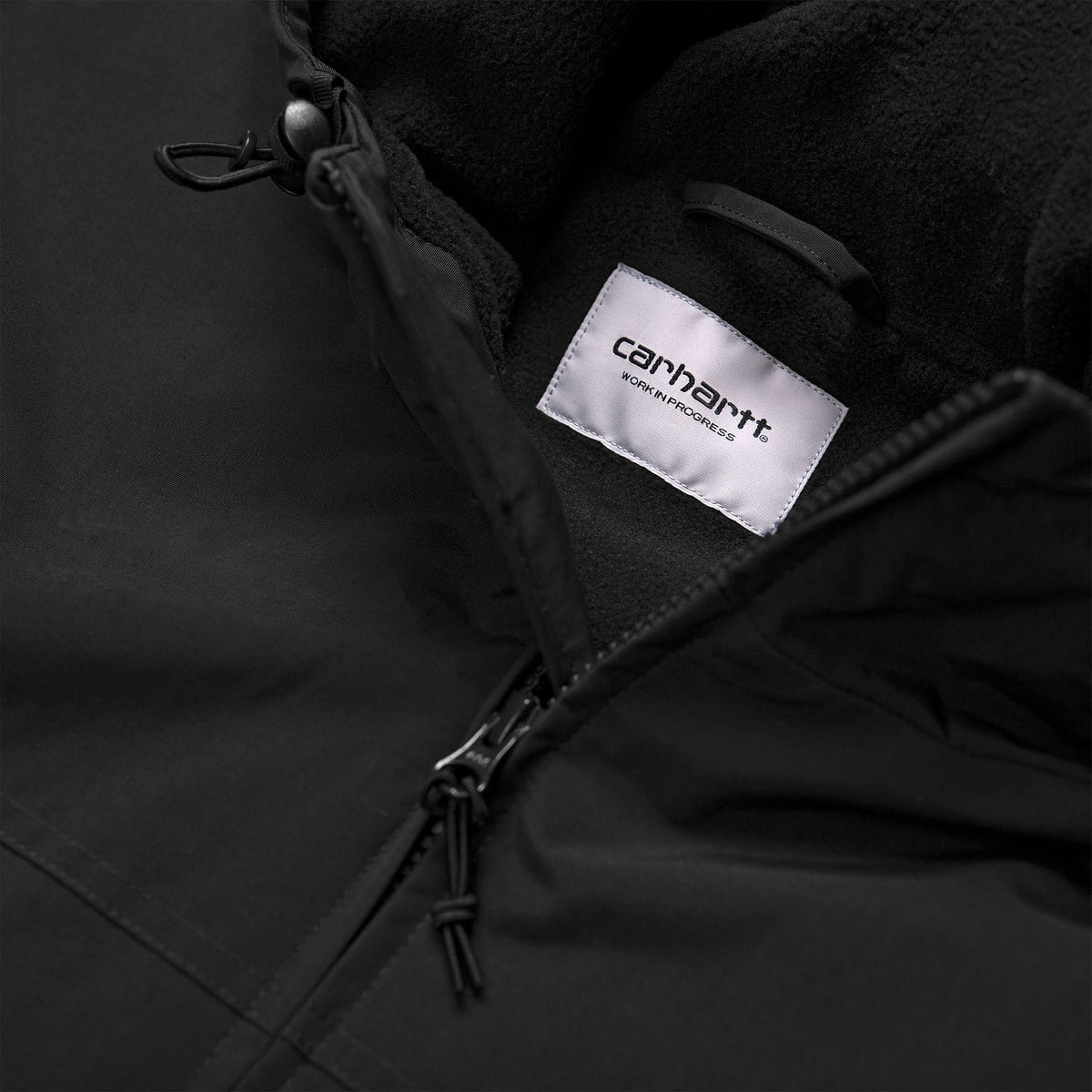 Carhartt WIP Hooded Sail Jacket - Black / White