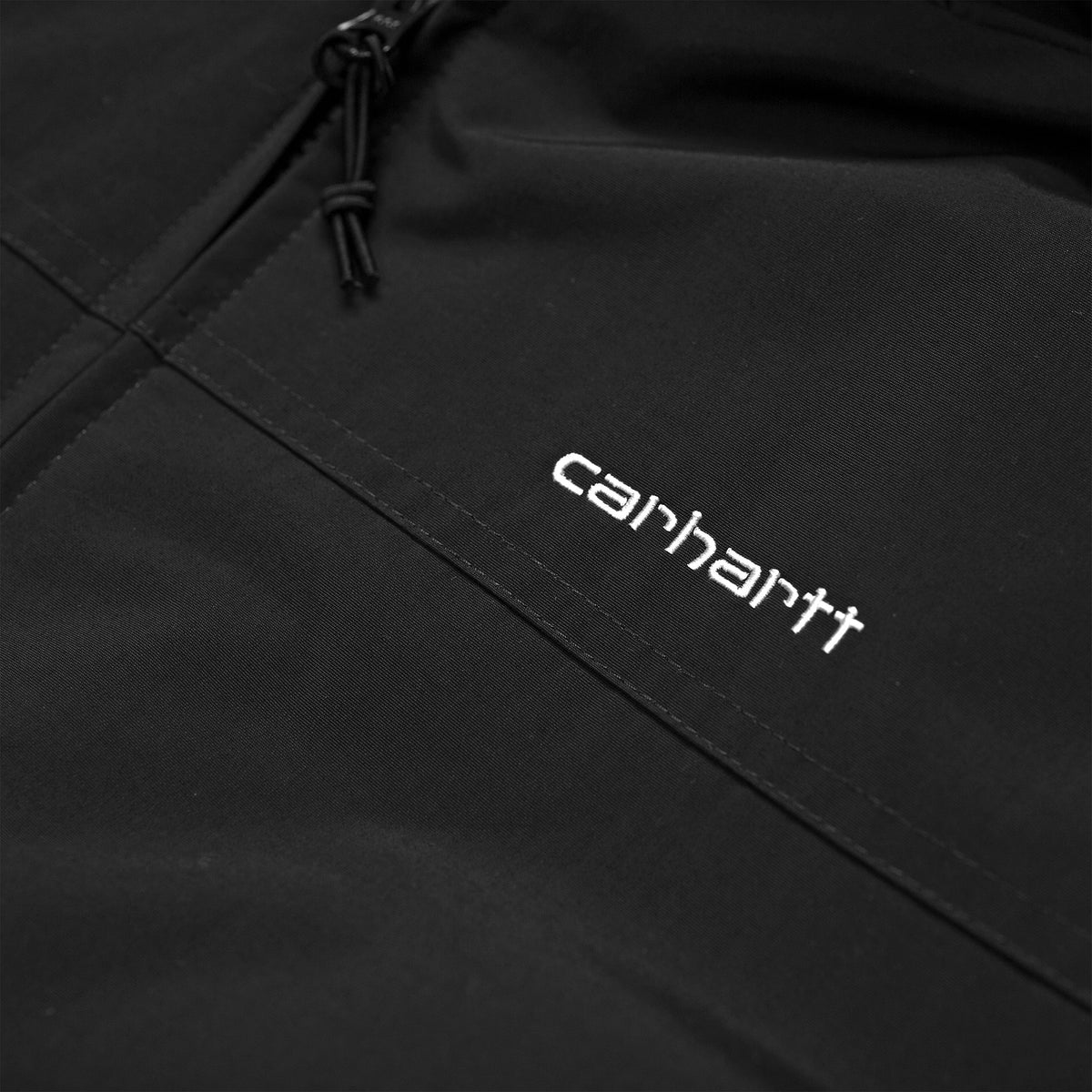 Carhartt WIP Hooded Sail Jacket - Black / White