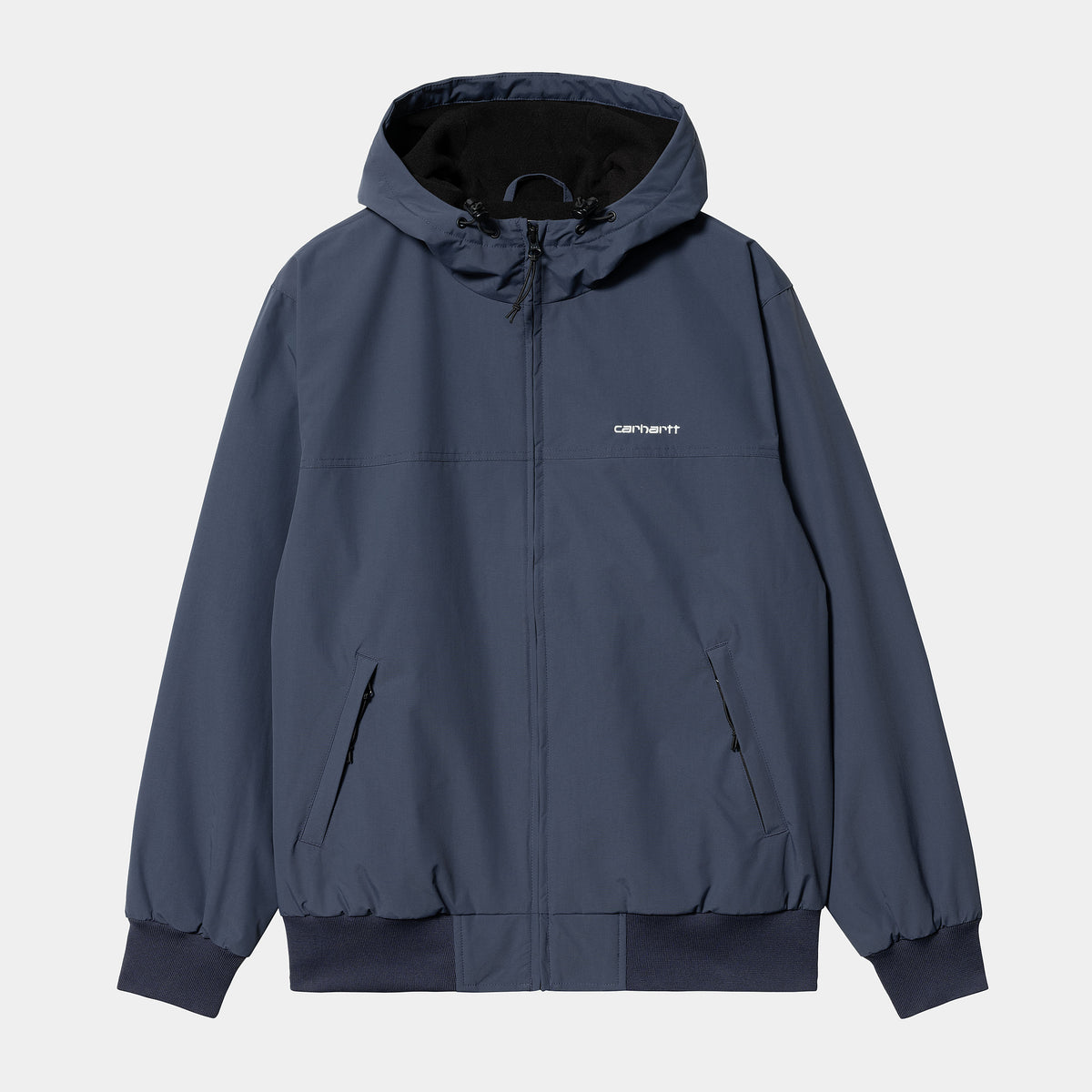 Carhartt WIP Hooded Sail Jacket - Blue / White