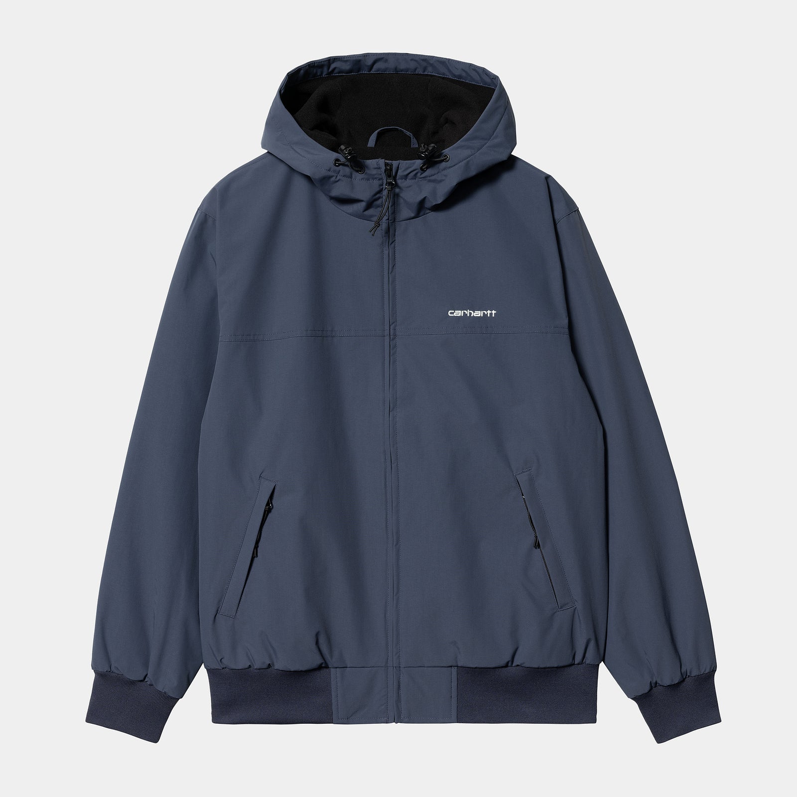 Carhartt WIP Hooded Sail Jacket - Blue / White
